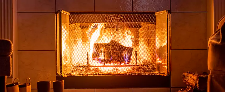 Mendota Hearth Landscape Fireplace Installation in Stanton, California