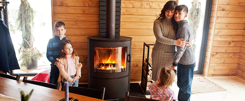 Morso Cast Iron Fireplace Insert Installation in Stanton, California