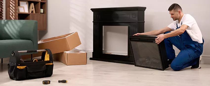 Old Rusted Metal Fireplace Repair And Replacement in Stanton, CA
