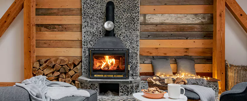 Thelin Hearth Products Direct Vent Gas Stove Fireplace Inspection in Stanton, California